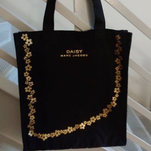 NWOT Beautiful Daisy by Marc Jacobs Black Tote Bag Purse